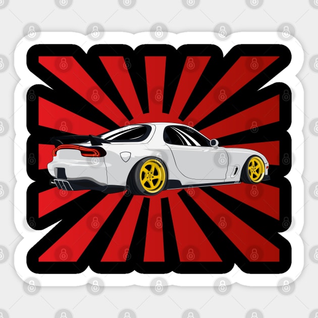 Mazda RX7 Sticker by JDMAPEX